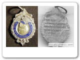 O'Halloran's runners up medal (above) from the very first U.S. Open Cup in 1914. 