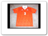 HOLLAND battled the Republic of Ireland in the heat of Florida at the 1994 FIFA World Cup. This was the jersey worn by Dutch star Frank Rijkaard that day. 