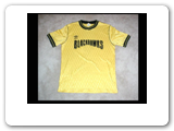 The 1991 San Francisco Bay Blackhawks won the APSL Championship with several international stars. Among them was John Doyle, Troy Dayak, Eric Wynalda, Dominic Kinnear and Marcelo Balboa. This is a jersey from that season.