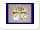 Tony Meola came to prominance in guiding the USA  to the 1990 FIFA World Cup. These are his gloves from that tournament.