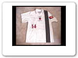 In 1998 DC United became the first American club to win a major international trophy. After winning the CONCACAF Champions Cup they defeated Brazil's Vasco da Gama for the InterAmerica title. Ben Olsen was voted young player of the year and wore this jersey in the final leg of the InterAmerica Cup match.  